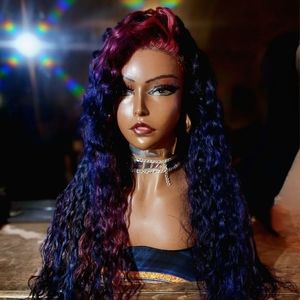 26in GLOWING GALAXY HUMAN HAIR CUSTOM MADE WIG